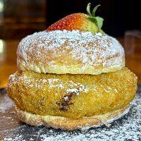 imagem HAMBÚRGUER DOCE! (NUTELA EMPANADA)
